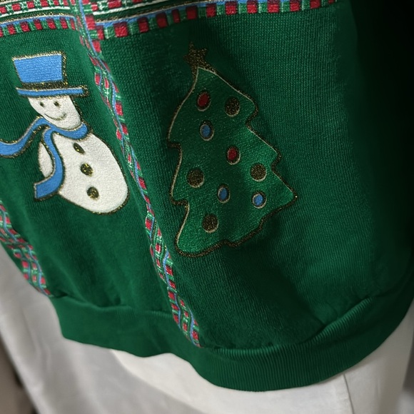 ☃️Haband for Her brand Vintage Ugly Christmas Sweatshirt 🎄EUC - Picture 8 of 17